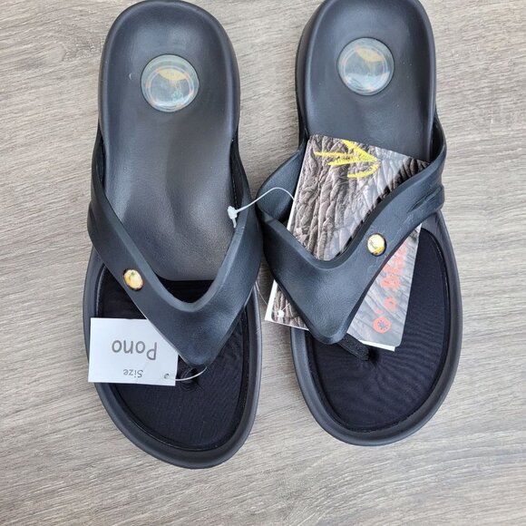 Slide Flip Flops Thong Sandals Sz 7 - Picture 1 of 4